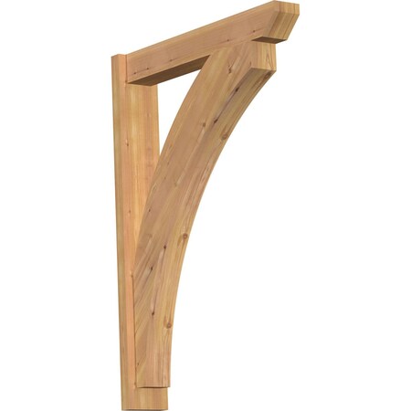 Ekena Millwork Thorton Slat Smooth Outlooker, Western Red Cedar, 5 1/2"W x 30"D x 42"H OUT06X30X42THR06SWR
